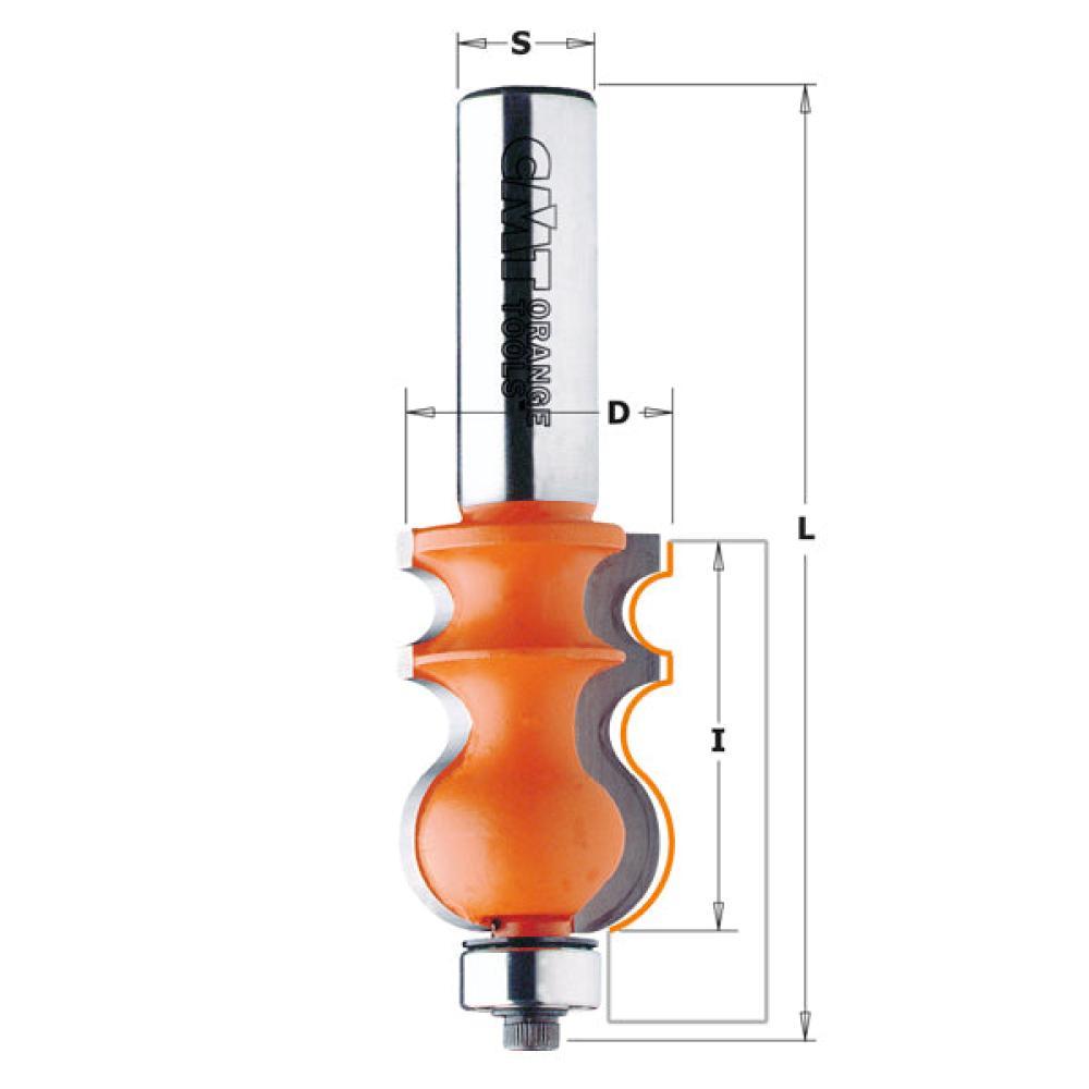 CMT Orange Tools Molding Router Bit 2 Flute Carbide Tipped