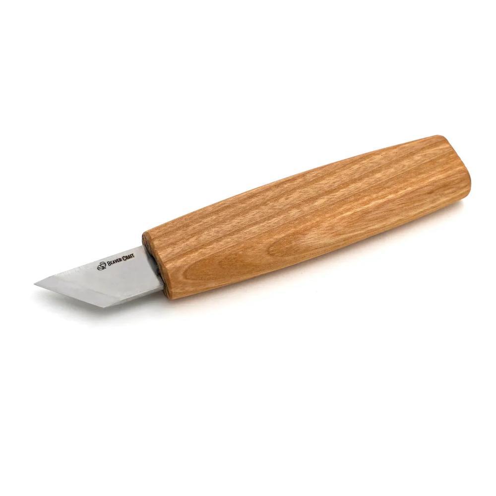 BeaverCraft Skewed Detail Whittling Knife